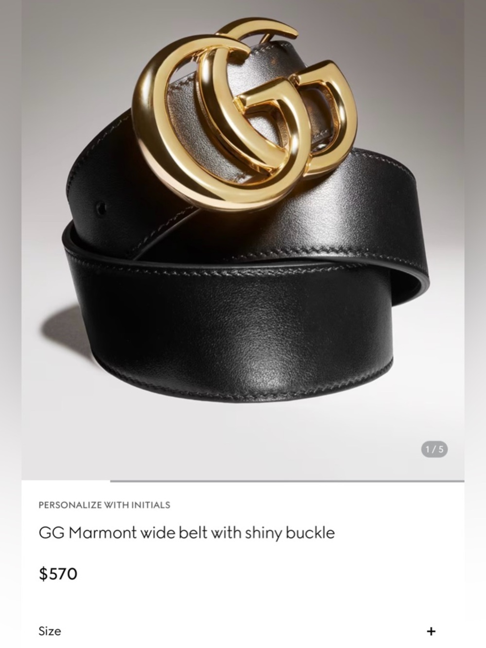 Gucci GG Marmont wide belt